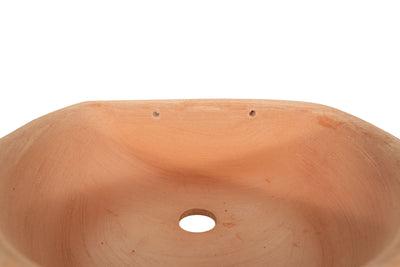 Biscottini Contenitore vasca in Terracotta 100% Made in Italy interamente lavorata a mano