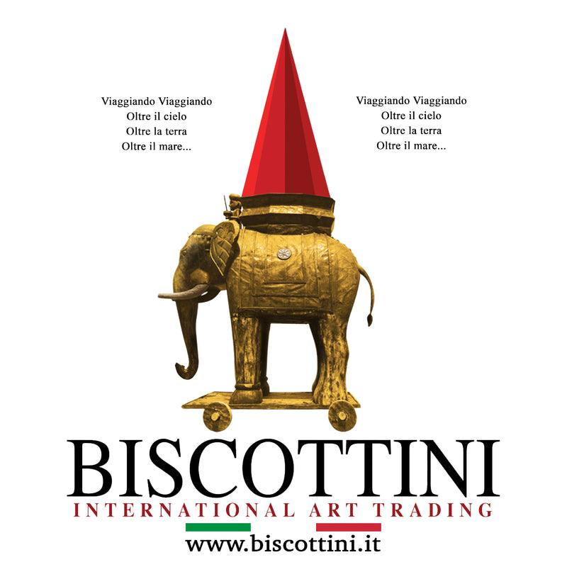 Biscottini Porta bottiglie in ferro battuto finitura nera anticata Cantinetta Offerta