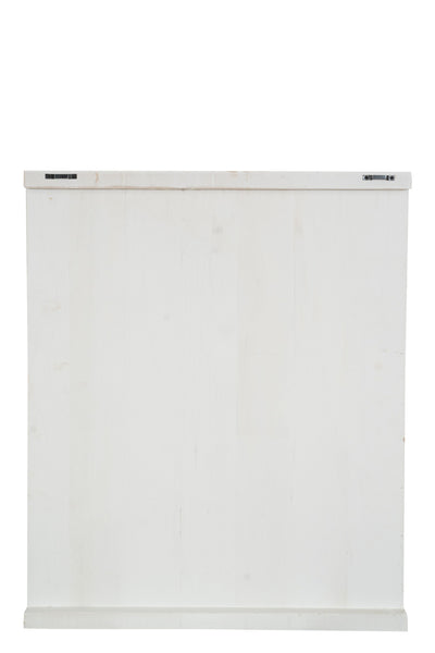 Biscottini Bacheca appendichiavi in legno finitura bianco anticato L49,5xPR4xH60 cm