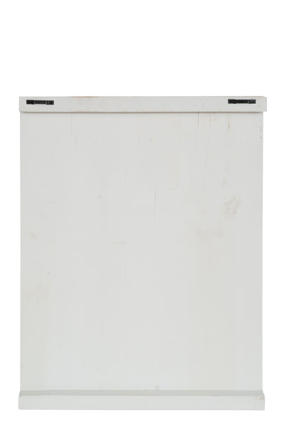 Biscottini Bacheca appendichiavi in legno finitura bianco anticato L37xPR4xH47 cm Offerta