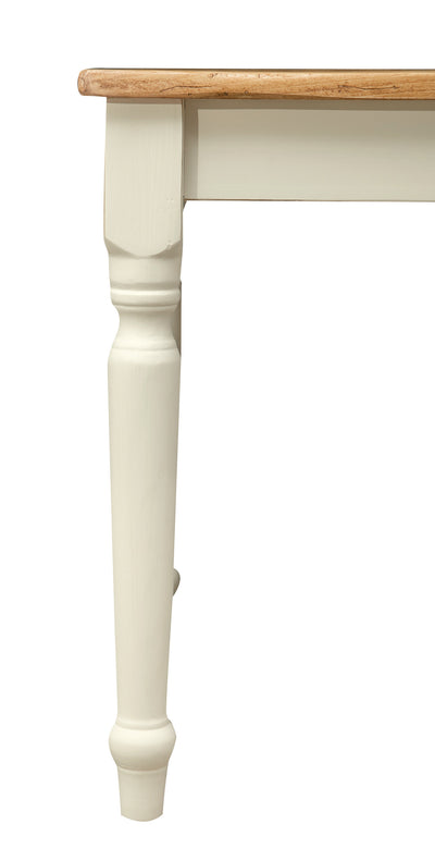 Biscottini Tavolo scrittoio Country in legno massello di tiglio Made in Italy rettangolare