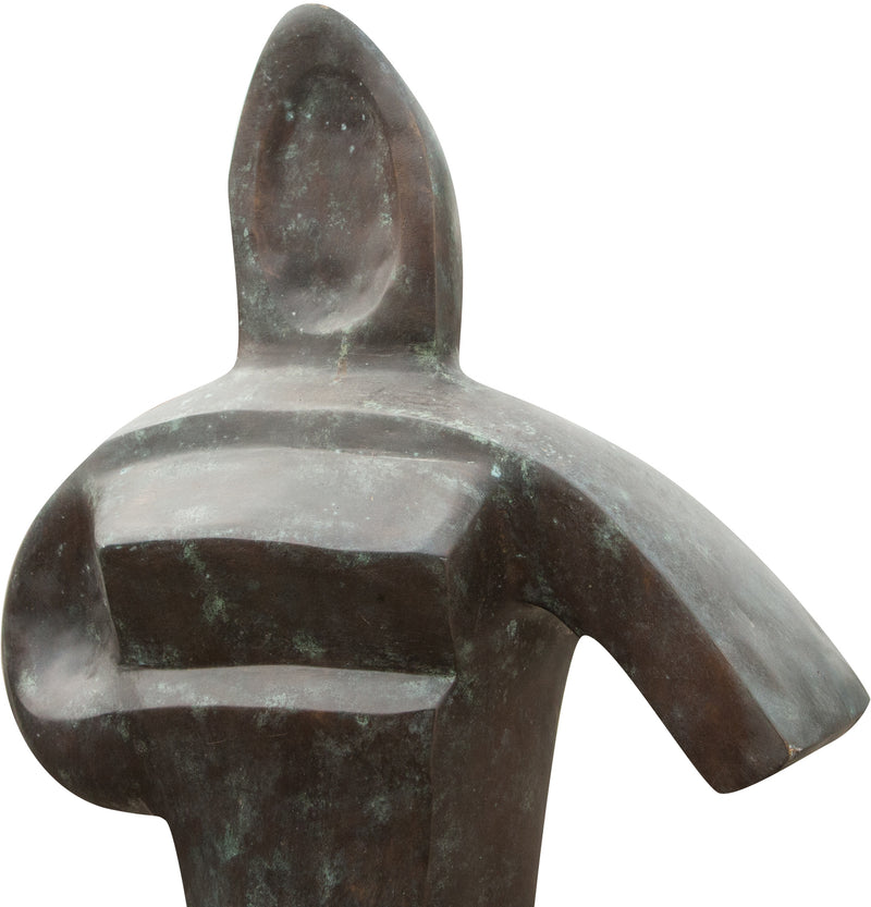Biscottini Scultura in arte moderna in fusione di bronzo L40xPR32xH175 cm stile Offerta