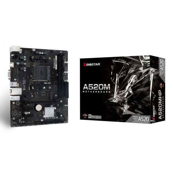 Biostar A520MHP scheda madre AMD A520 Socket AM4 micro ATX (Biostar A520MHP [)