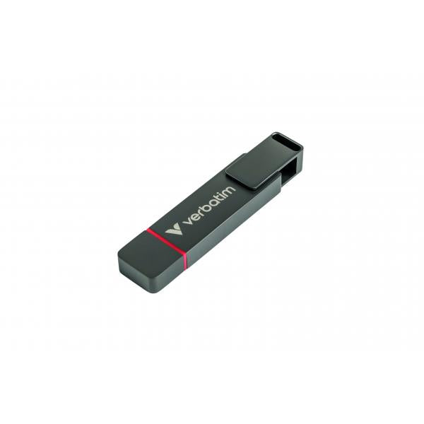Verbatim Dual QuickStick unità flash USB 512 GB USB Type-A / USB Type-C 3.2 Gen 1 [3.1 Gen 1] Grigio (Verbatim Dual QuickStick USB 512GB)