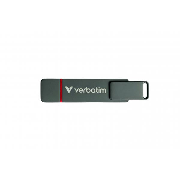 Verbatim Dual QuickStick unità flash USB 512 GB USB Type-A / USB Type-C 3.2 Gen 1 [3.1 Gen 1] Grigio (Verbatim Dual QuickStick USB 512GB)