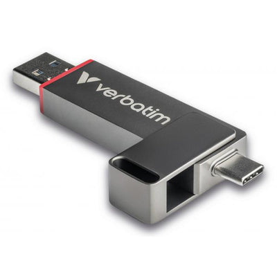 Verbatim Dual QuickStick unità flash USB 512 GB USB Type-A / USB Type-C 3.2 Gen 1 [3.1 Gen 1] Grigio (Verbatim Dual QuickStick USB 512GB)