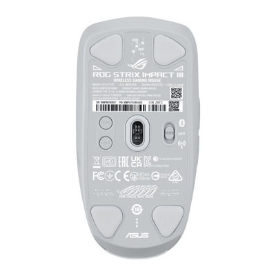 ASUS ROG Strix Impact III Wireless mouse Gaming Ambidestro RF senza fili + Bluetooth Ottico 36000 DPI
