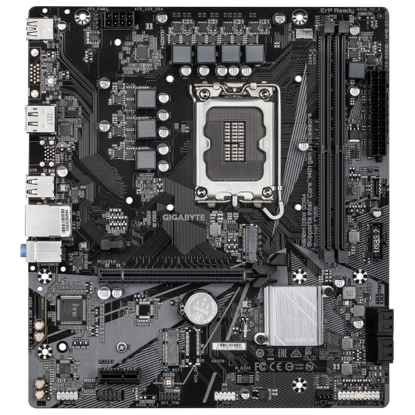 Gigabyte H610M D3W DDR4 - 1.0 - scheda madre - micro ATX - socket LGA1700 - chipset H610 - USB-C 3.2 Gen 1, USB 3.2 Gen 1 - Gigabit LAN - grafica integrata (CPU richiesta)