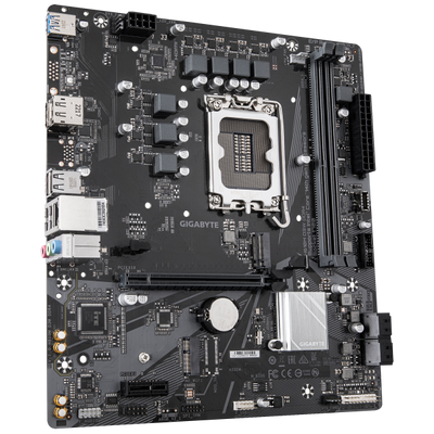 Gigabyte H610M D3W DDR4 - 1.0 - scheda madre - micro ATX - socket LGA1700 - chipset H610 - USB-C 3.2 Gen 1, USB 3.2 Gen 1 - Gigabit LAN - grafica integrata (CPU richiesta)
