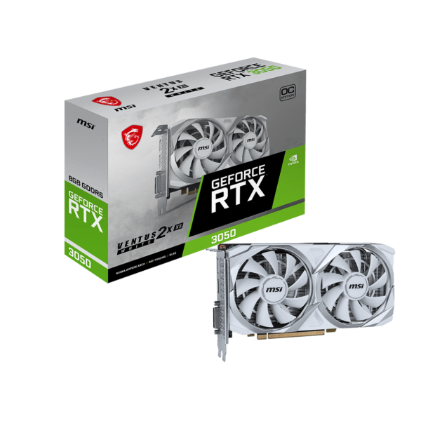 Msi Vga Rtx 3050 8gb Ventus 2x Oc White Hdmi/dvi/dp Gddr6 V809-4299r