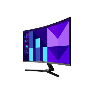 Monitor Samsung serie S39GD Curvo - Display 32 pollici LED VA - Contrasto 3000:1 - 4ms - 1920x1080 Full-HD - 100Hz - VGA (D-Sub), Hdmi - Vesa - Nero