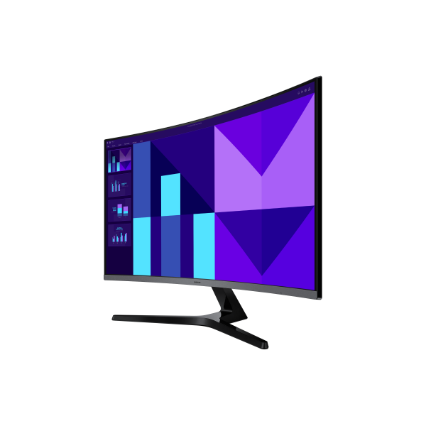 Monitor Samsung serie S39GD Curvo - Display 32 pollici LED VA - Contrasto 3000:1 - 4ms - 1920x1080 Full-HD - 100Hz - VGA (D-Sub), Hdmi - Vesa - Nero
