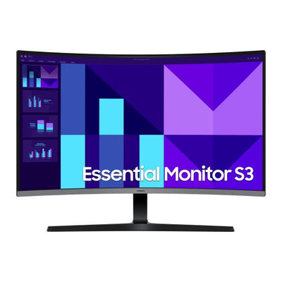 Monitor Samsung serie S39GD Curvo - Display 32 pollici LED VA - Contrasto 3000:1 - 4ms - 1920x1080 Full-HD - 100Hz - VGA (D-Sub), Hdmi - Vesa - Nero