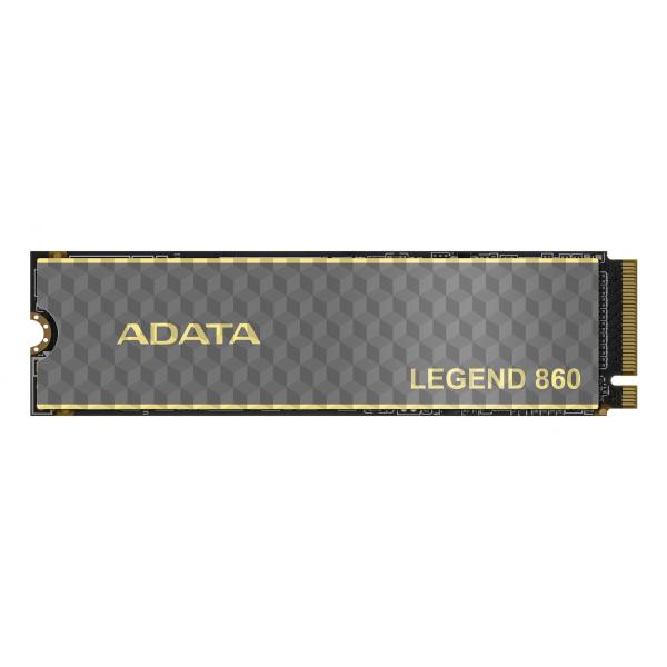 ADATA LEGEND 860 500 GB M.2 PCI Express 4.0 NVMe 3D NAND (Adata Legend 860 [SLEG-860-500GCS] 500GB NVMe SSD, PCIe Gen4, M.2 Interface, 2280, Read 5000 MB/s, Write 3000 MB/s, Heatsink 5 Year Warranty)