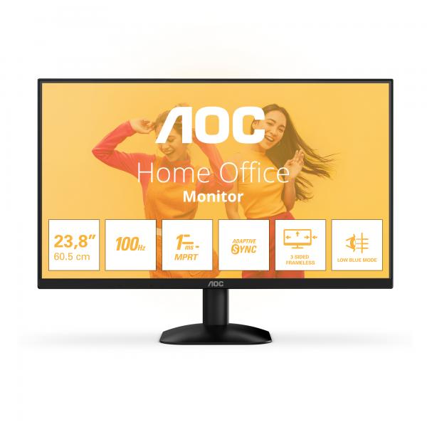 Aoc Monitor 24" Ips Full Hd 100hz 1ms Vga/hdmi 24b35hm2