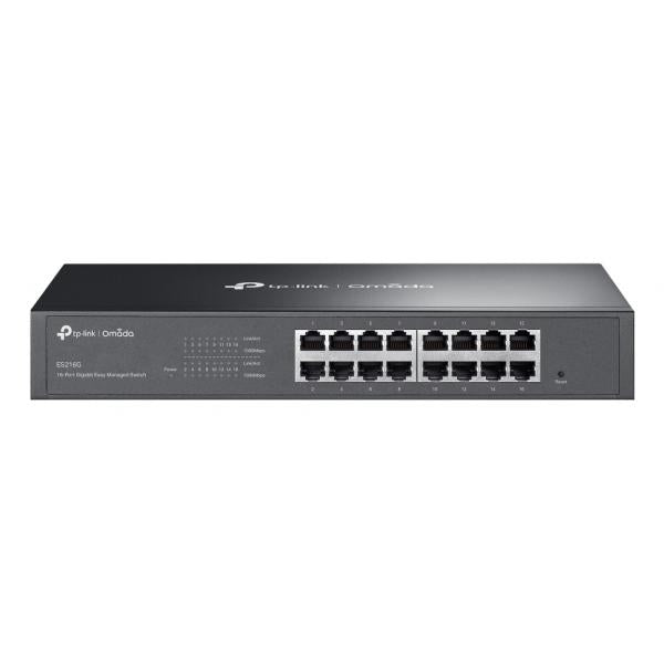 TP-LINK Omada ES216G, Managed, L2, Gigabit Ethernet (10/100/1000), Rack-Einbau