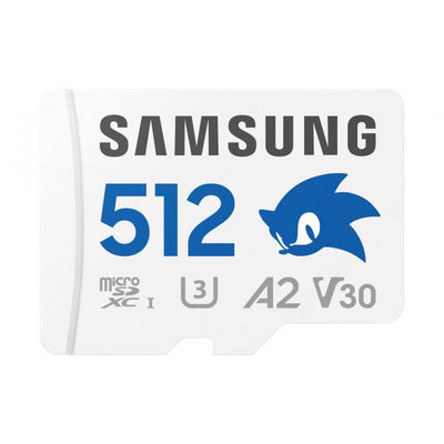 Samsung Sonic PRO Plus è una scheda MicroSDXC da 512GB con velocità di lettura fino a 180 MB/s e scrittura fino a 130 MB/s. Offre prestazioni U3 V30 A2 ideal