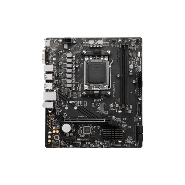 MSI PRO A620M-B - Motherboard - micro ATX - Socket AM5 - AMD A620 Chipsatz - USB 3.2 Gen 1 - 2.5 Gigabit LAN - Onboard-Grafik (CPU erforderlich)