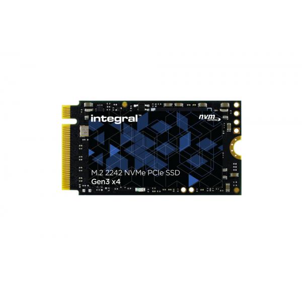 Integral SB-1342-512-IN drives allo stato solido 512 GB M.2 PCI Express 3.0 NVMe TLC (512GB SSD M.2 2242 NVME 1.3 PCIe Gen3 x4 R-3000MBs W-2200MBs TLC TBW 365 INTEGRAL [double-sided chips])