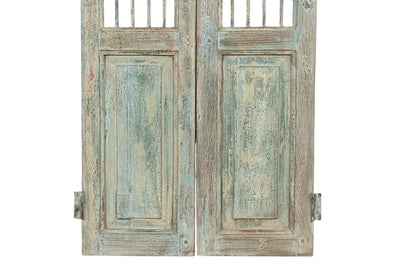 Biscottini Cancello in legno massello e ferro, da interno e da esterno Molto solido robusto