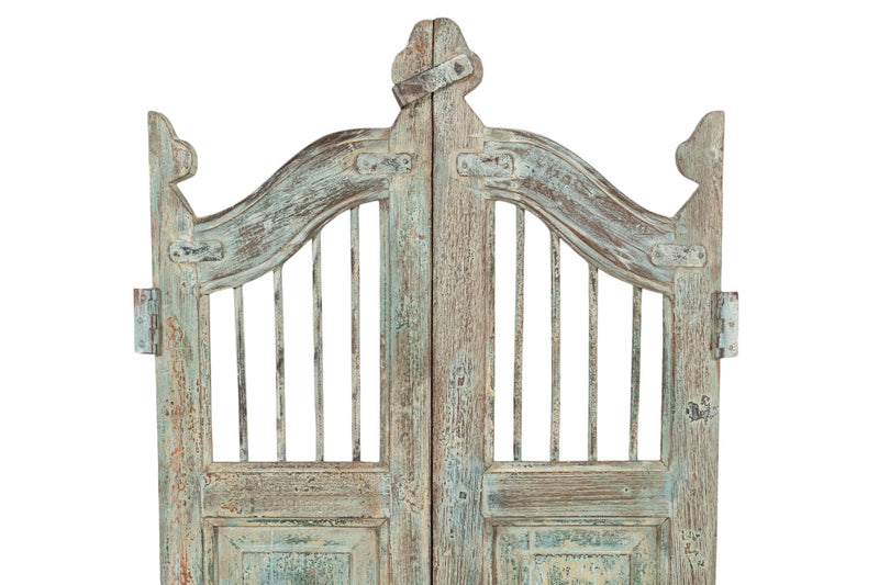 Biscottini Cancello in legno massello e ferro, da interno e da esterno Molto solido robusto