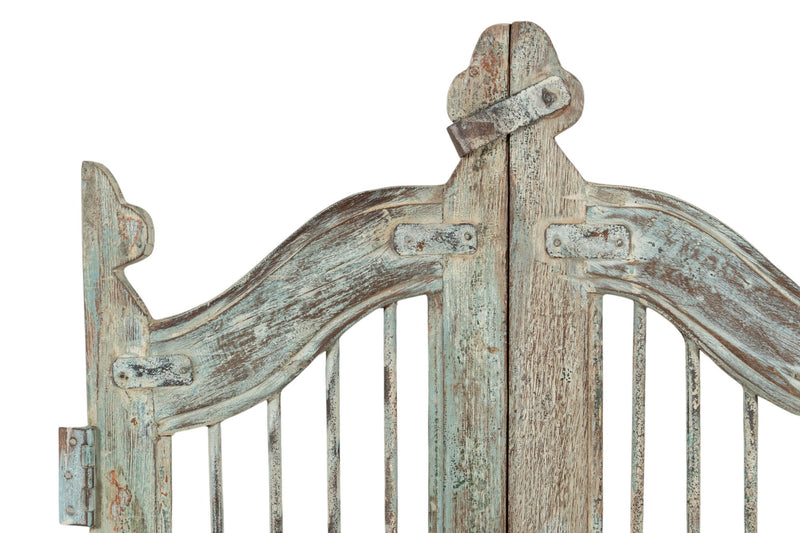 Biscottini Cancello in legno massello e ferro, da interno e da esterno Molto solido robusto