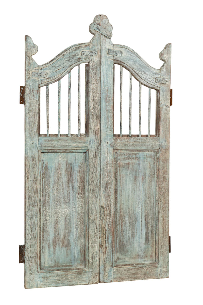 Biscottini Cancello in legno massello e ferro, da interno e da esterno Molto solido robusto