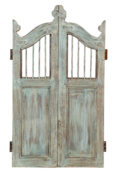 Biscottini Cancello in legno massello e ferro, da interno e da esterno Molto solido robusto