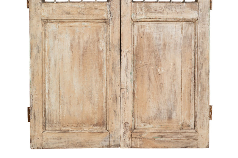 Biscottini Cancello in legno massello e ferro, da interno e da esterno Molto solido robusto