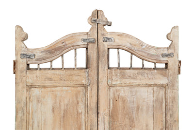 Biscottini Cancello in legno massello e ferro, da interno e da esterno Molto solido robusto