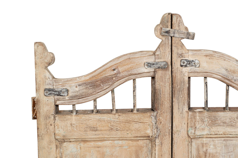 Biscottini Cancello in legno massello e ferro, da interno e da esterno Molto solido robusto