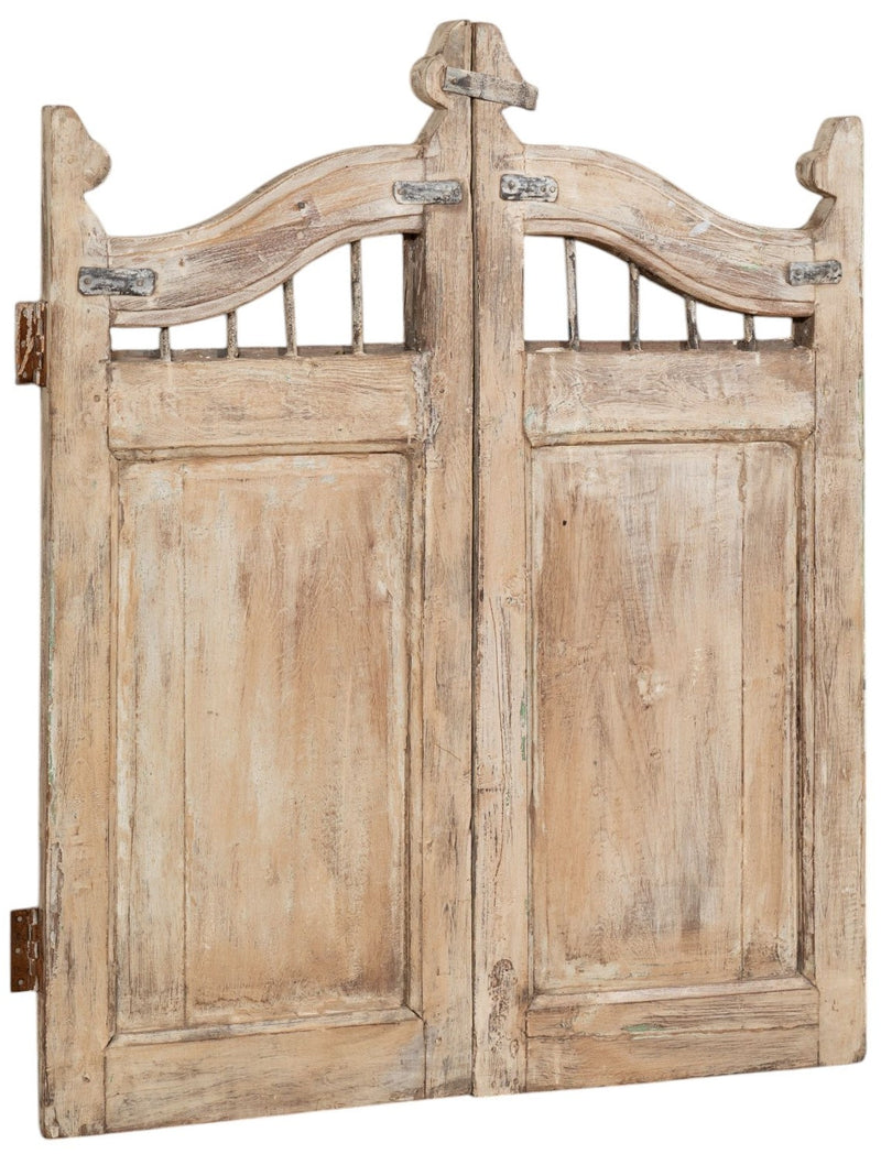 Biscottini Cancello in legno massello e ferro, da interno e da esterno Molto solido robusto