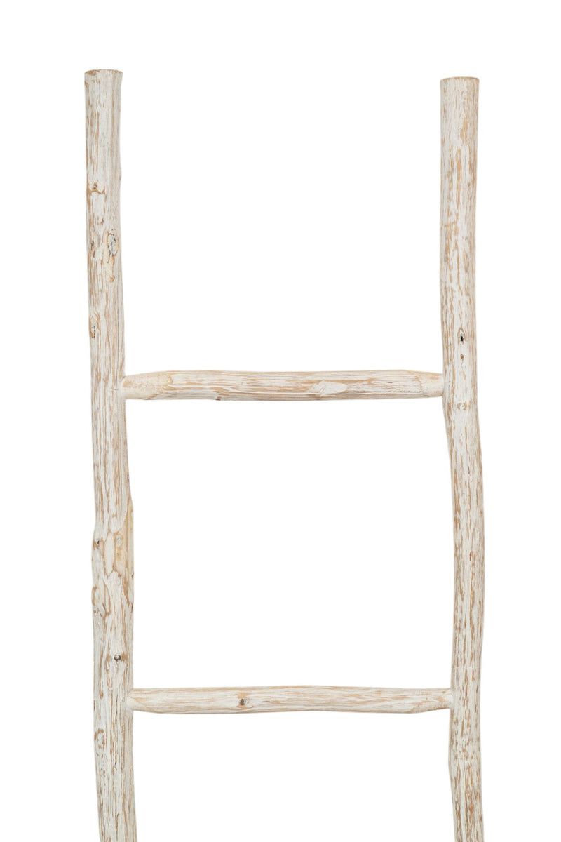 Biscottini Scala portasciugamani in legno finitura bianca dimensioni lunghezza profondità