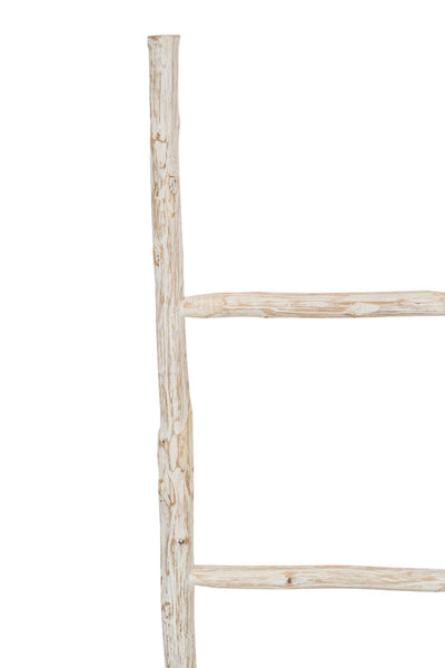 Biscottini Scala portasciugamani in legno finitura bianca dimensioni lunghezza profondità