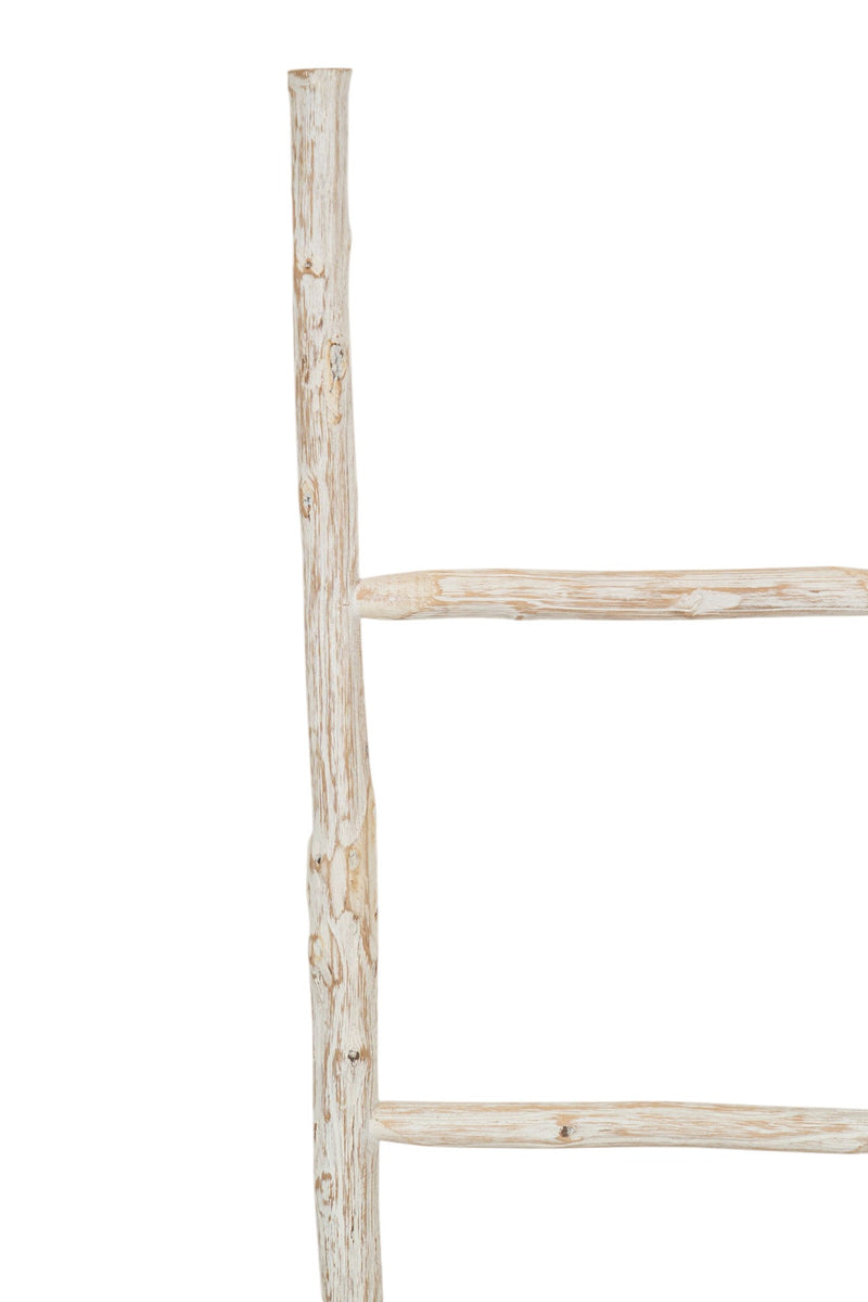 Biscottini Scala portasciugamani in legno finitura bianca dimensioni lunghezza profondità