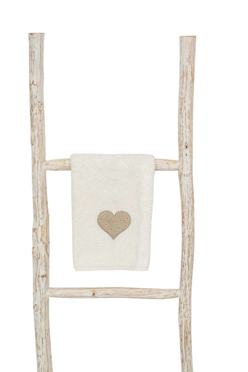 Biscottini Scala portasciugamani in legno finitura bianca dimensioni lunghezza profondità