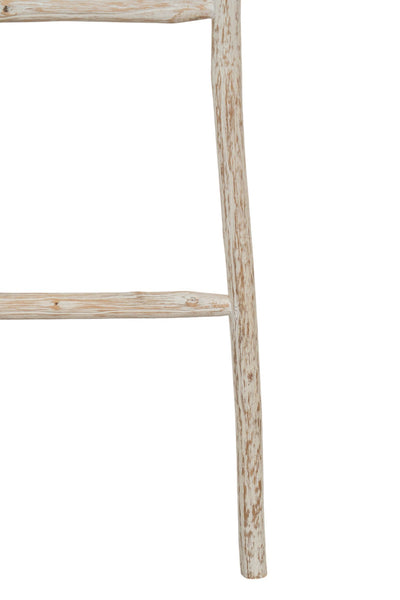 Biscottini Scala portasciugamani in legno finitura bianca dimensioni lunghezza profondità