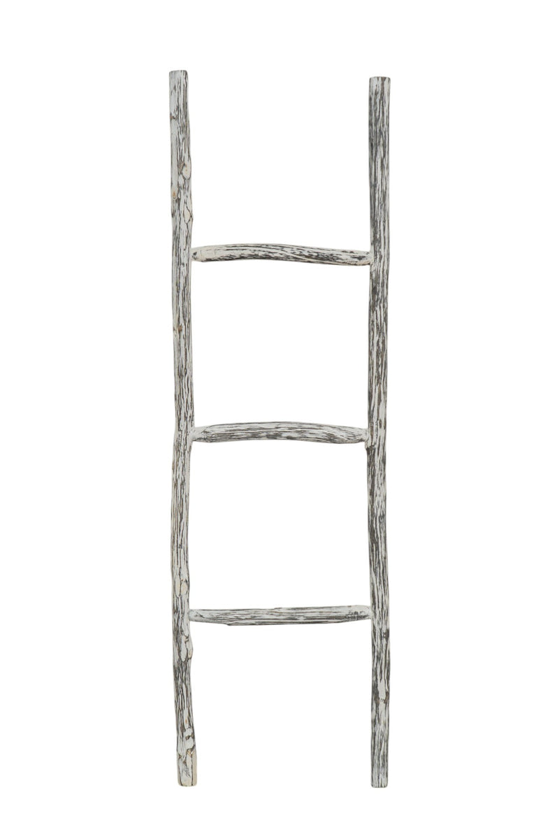 Biscottini Scala portasciugamani in legno finitura nera dimensioni lunghezza profondità