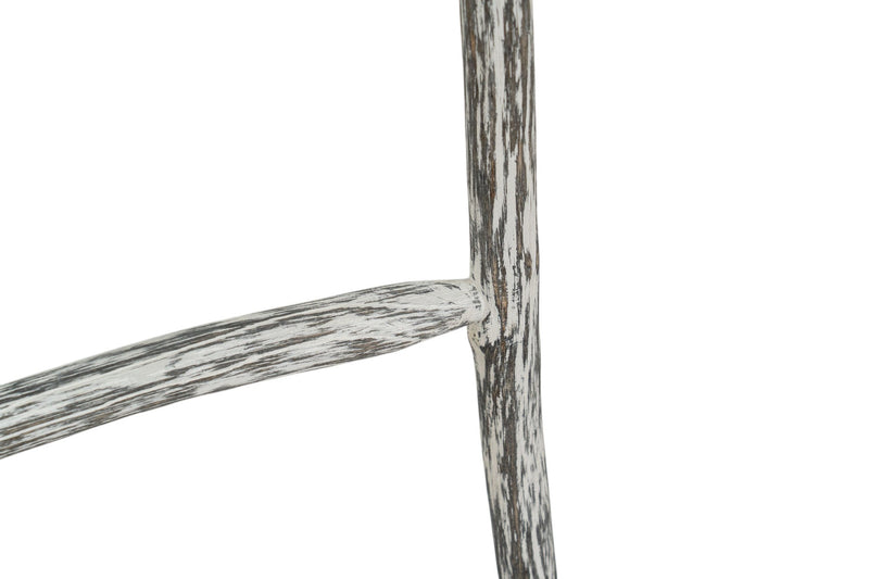 Biscottini Scala portasciugamani in legno finitura nera dimensioni lunghezza profondità