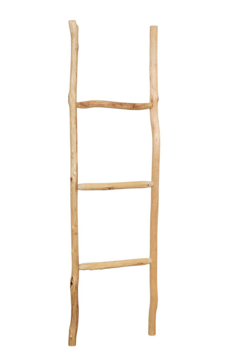 Biscottini Scala portasciugamani in legno finitura naturale dimensioni lunghezza profondità