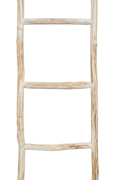 Biscottini Scala portasciugamani in legno finitura bianca dimensioni lunghezza profondità