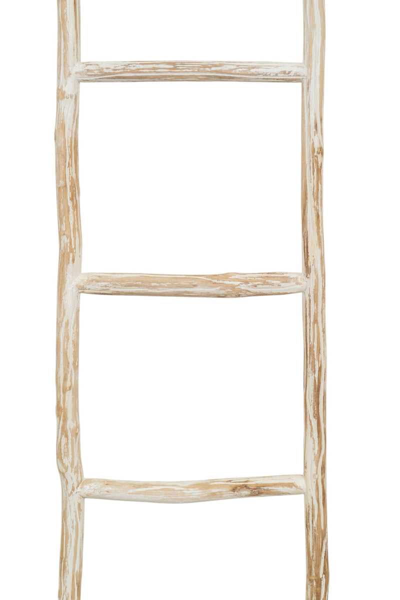 Biscottini Scala portasciugamani in legno finitura bianca dimensioni lunghezza profondità