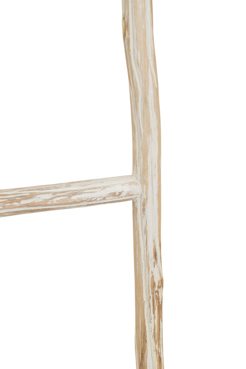 Biscottini Scala portasciugamani in legno finitura bianca dimensioni lunghezza profondità