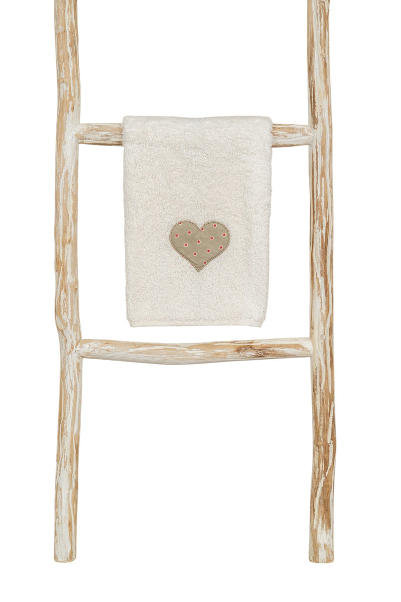 Biscottini Scala portasciugamani in legno finitura bianca dimensioni lunghezza profondità