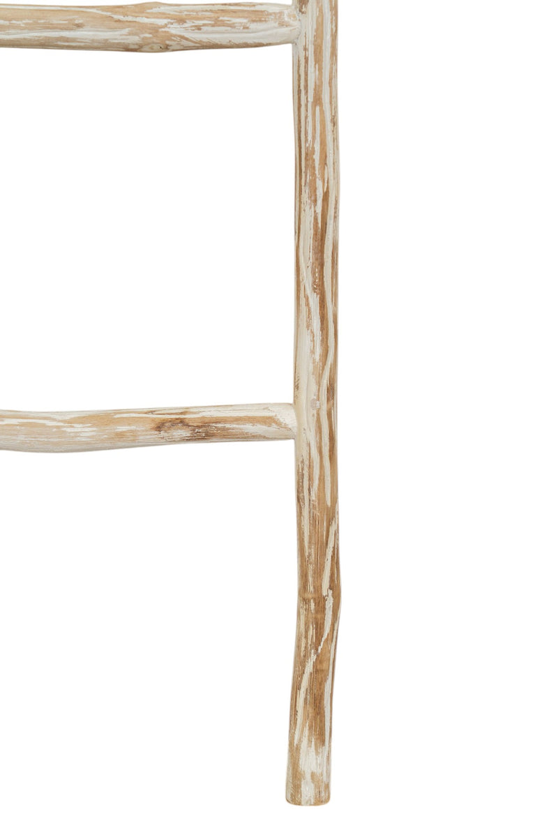 Biscottini Scala portasciugamani in legno finitura bianca dimensioni lunghezza profondità