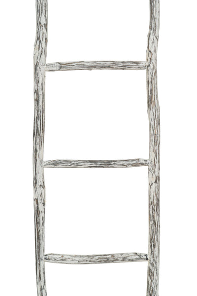 Biscottini Scala portasciugamani in legno finitura nera dimensioni lunghezza profondità