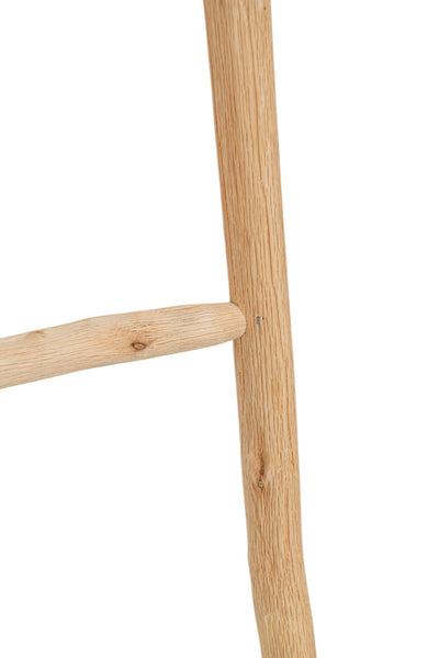 Biscottini Scala portasciugamani in legno finitura naturale dimensioni lunghezza profondità