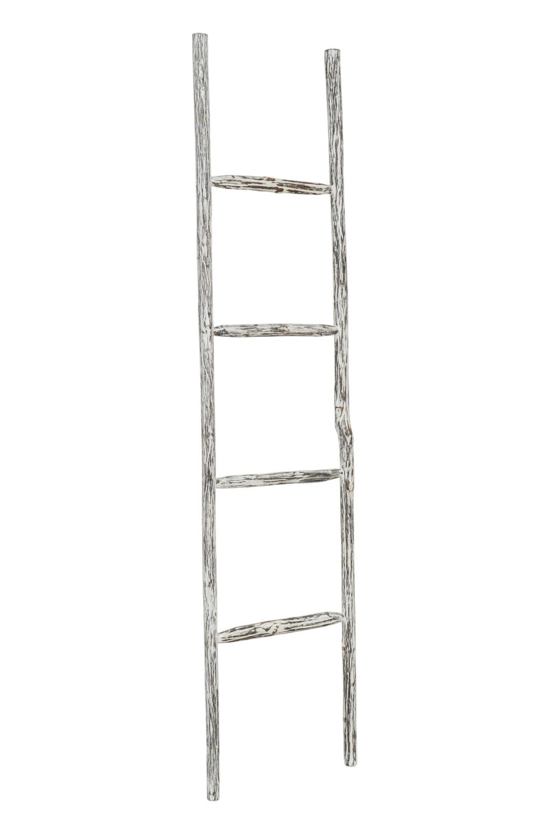 Biscottini Scala portasciugamani in legno finitura nera dimensioni lunghezza profondità