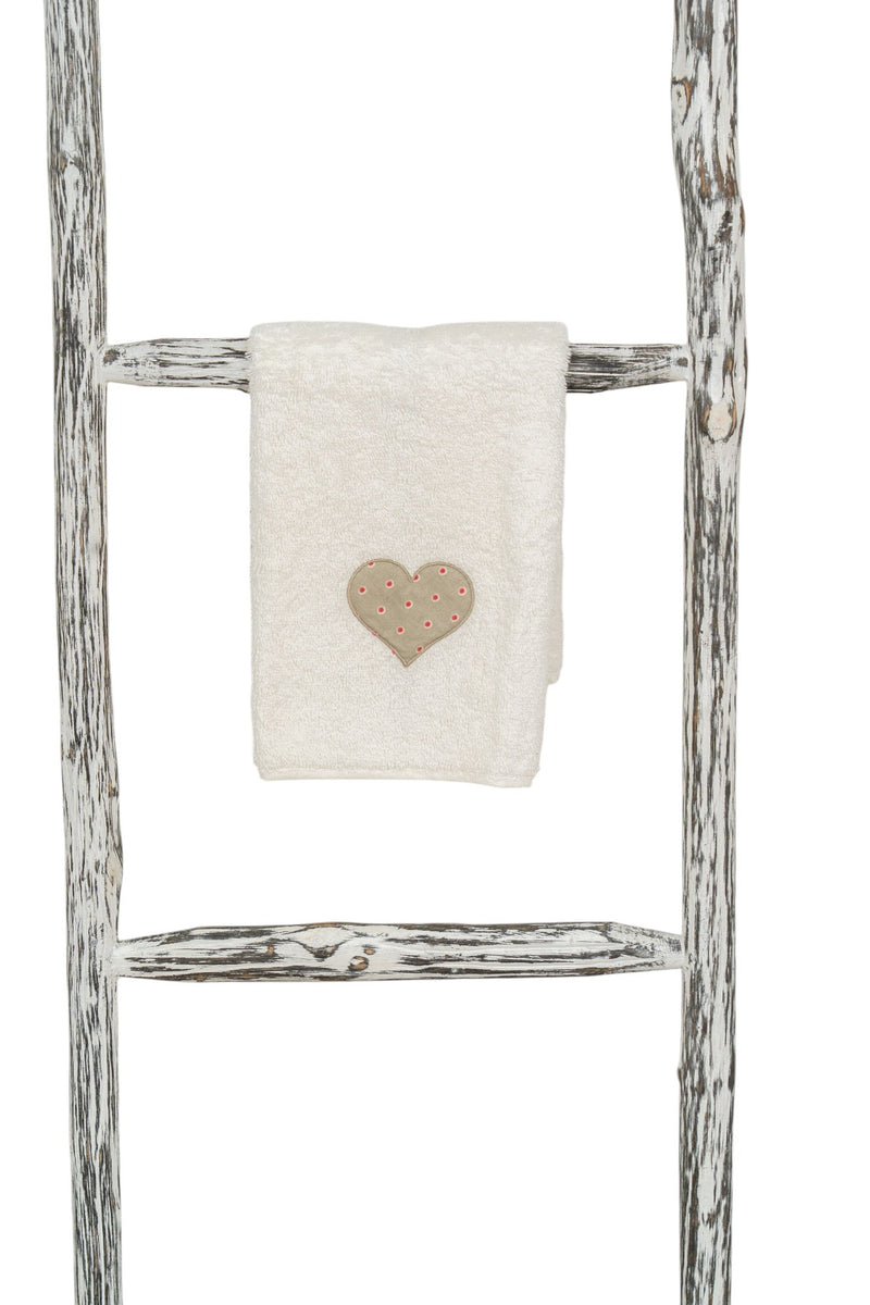 Biscottini Scala portasciugamani in legno finitura nera dimensioni lunghezza profondità