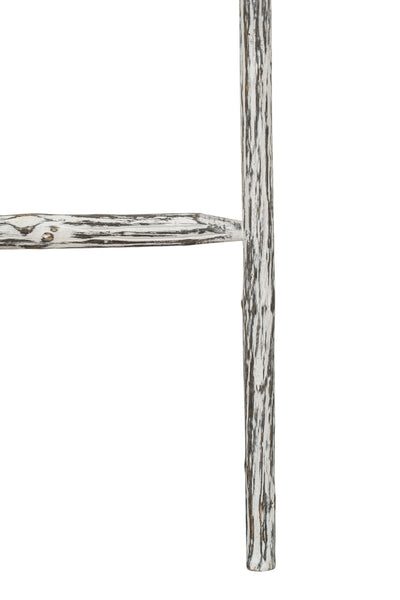 Biscottini Scala portasciugamani in legno finitura nera dimensioni lunghezza profondità